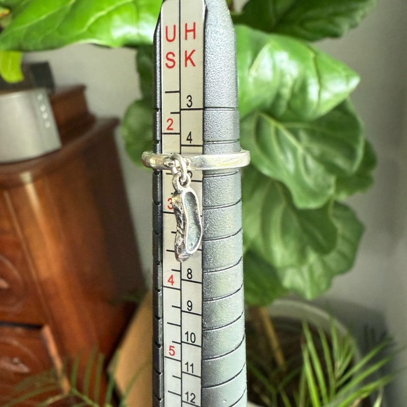 Retired James Avery Ballet Slipper Charm Ring- rare! - Picture 8 of 10